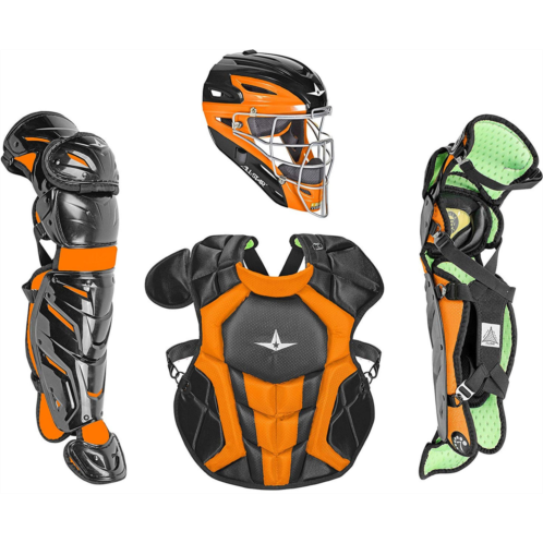 All Star System7 Axis NOCSAE Certified Two Tone Youth Pro Catchers Kit - Ages 9-12