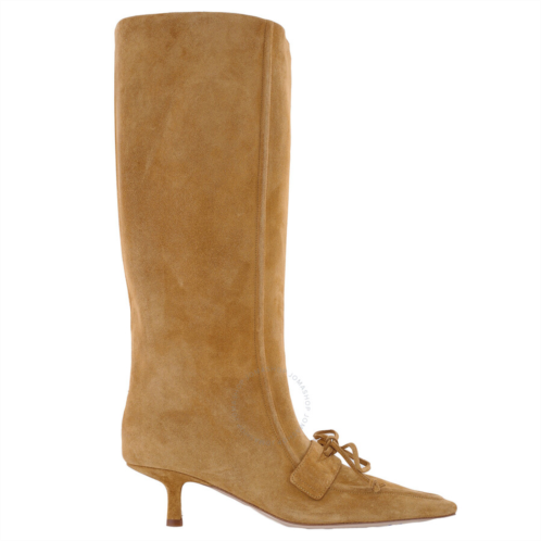 Burberry Knee-High Suede Storm Boots Brand Size 35.5 (US Size 5.5)