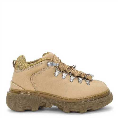 Burberry Leather Trek Lace-Up Boots Brand Size 38 ( US Size 8 )