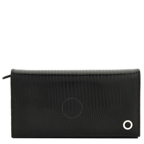 Bvlgari Black Bifold Leather Wallet