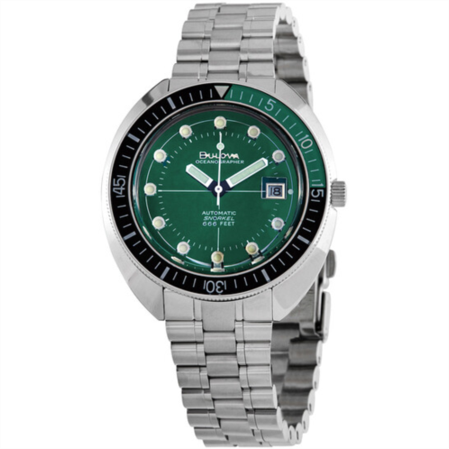 Bulova Special Edition Oceanographer Automatic Green Dial Mens Watch