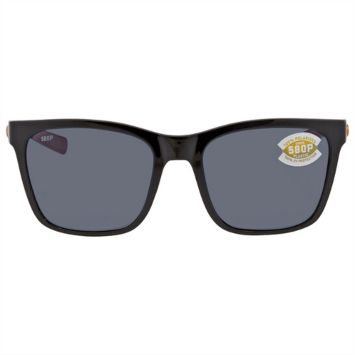 Costa Del Mar Panga Grey Polarized Polycarbonate Ladies Sunglasses