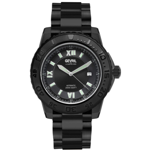 Gevril Seacloud Automatic Black Dial Mens Watch