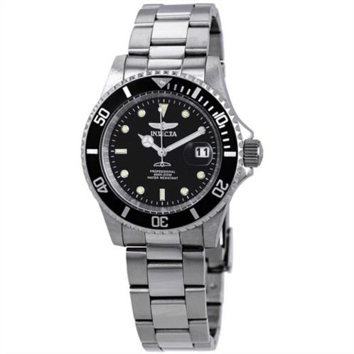 Invicta Pro Diver Black Dial Stainless Steel 40 mm Mens Watch