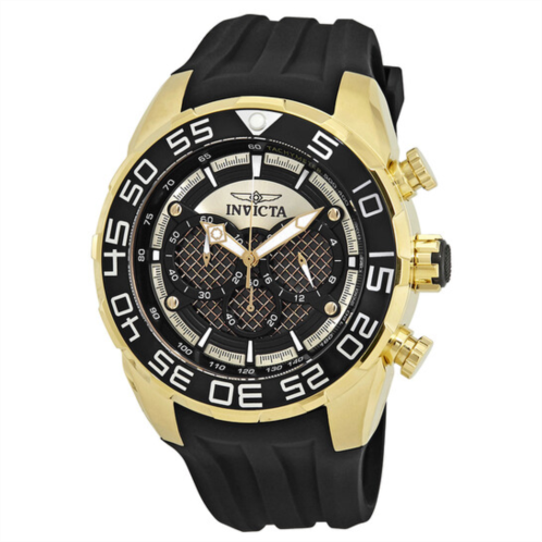 Invicta Speedway Chronograph Black Dial Mens Watch