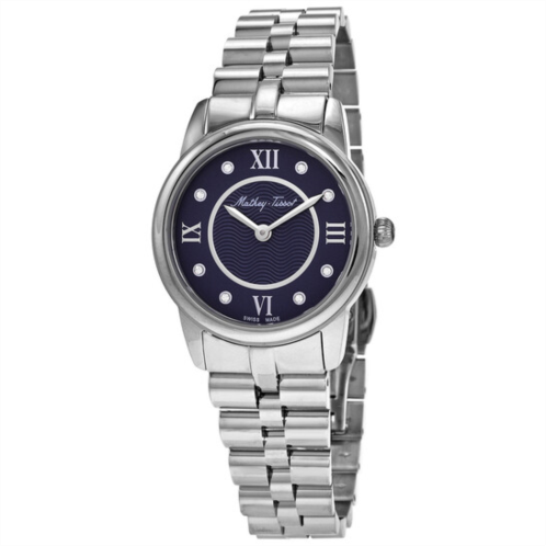 Mathey-Tissot Artemis Quartz Crystal Blue Dial Ladies Watch