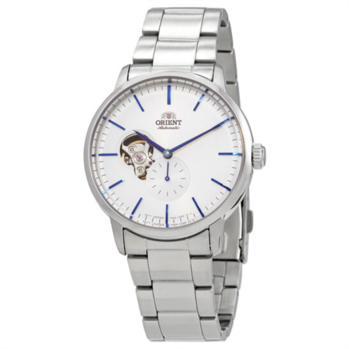 Orient Open Heart Automatic White Dial Mens Watch