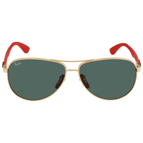 Ray-Ban Scuderia Ferrari Green Classic Aviator Mens Sunglasses