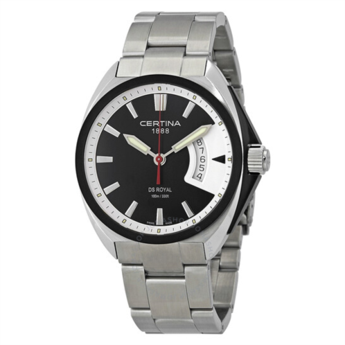 Certina DS Royal Quartz Black Dial Mens Watch