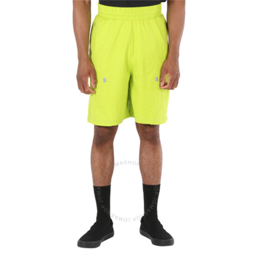 A Cold Wall Mens Bright Green Body Map Track Shorts, Size Small