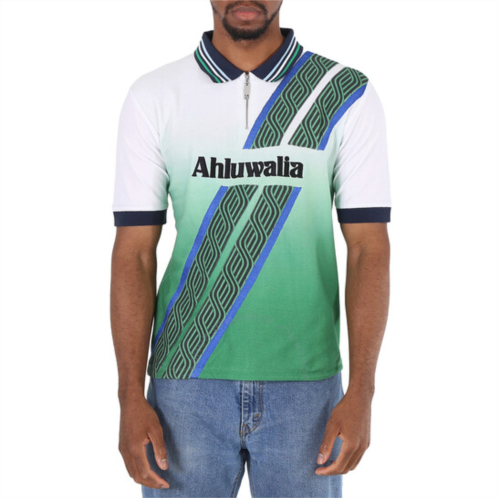 Ahluwalia Mens Football Short Sleeve Cotton Polo Shirt, Size Small