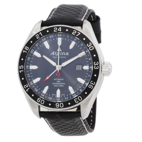 Alpina Alpiner 4 GMT GMT Automatic Black Dial Mens Watch
