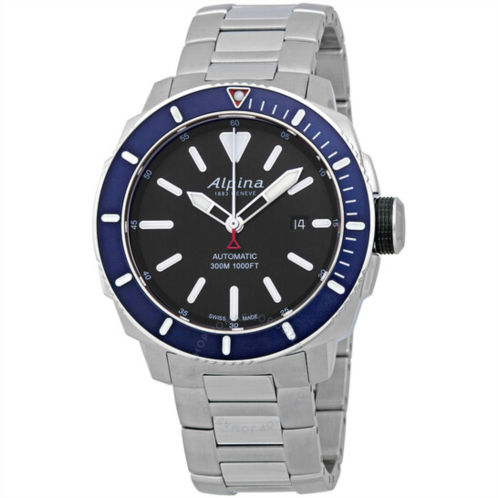 Alpina Seastrong Diver Automatic Black Dial Mens Watch