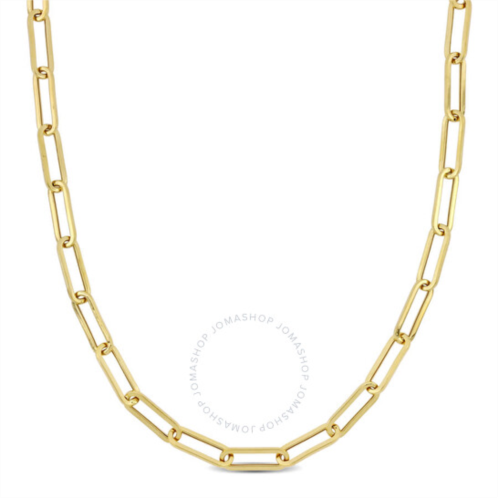 Amour 4.3mm Paperclip Chain Necklace In 14K Yellow Gold, 16 In