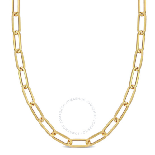 Amour 6.3mm Paperclip Chain Necklace In 14K Yellow Gold, 16 In