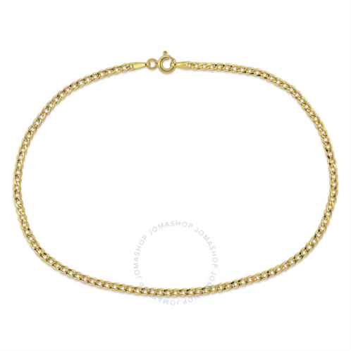 Amour 2.3mm Curb Link Chain Bracelet In 10K Yellow Gold, 10 In