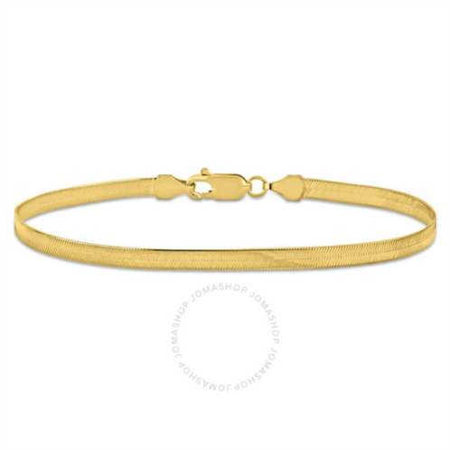 Amour 3.5mm Flex Herringbone Chain Bracelet In 10K Yellow Gold, 7.5 In