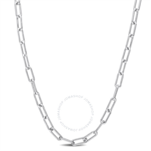 Amour 3.5mm Paperclip Chain Necklace In Sterling Silver, 18 In