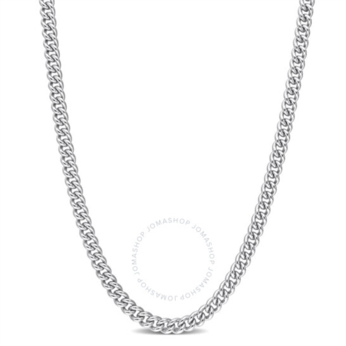Amour 4.4mm Curb Link Chain Necklace In Sterling Silver, 18 In