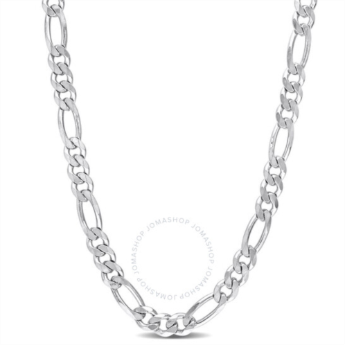 Amour 5.5mm Figaro Chain Necklace In Sterling Silver, 20 In