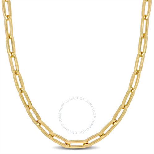 Amour 5mm Paperclip Link Necklace In 10K Yellow Gold, 18 In