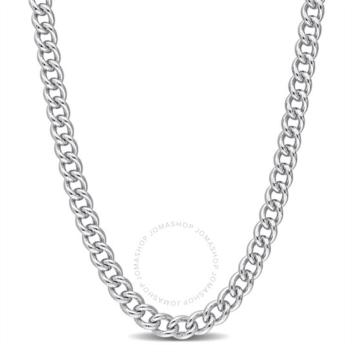 Amour 6.5mm Curb Link Chain Necklace In Sterling Silver, 20 In