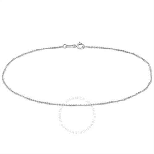 Amour Cable Chain Bracelet In Platinum, 9 In