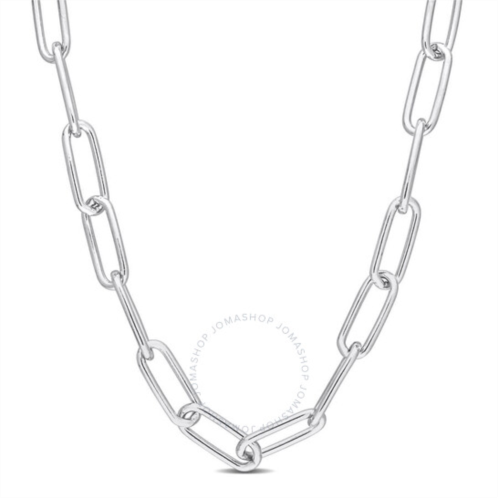 Amour 6mm Paperclip Chain Necklace In Sterling Silver, 16 In