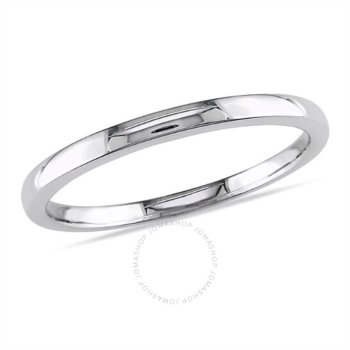 Amour Wedding Band In 10K White Gold