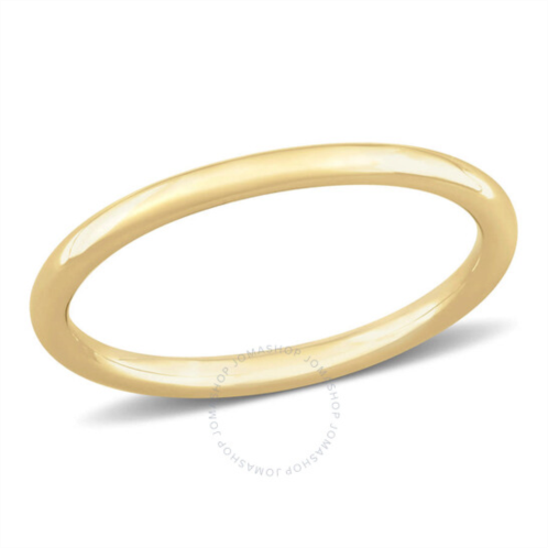 Amour Wedding Band In 14K Yellow Gold