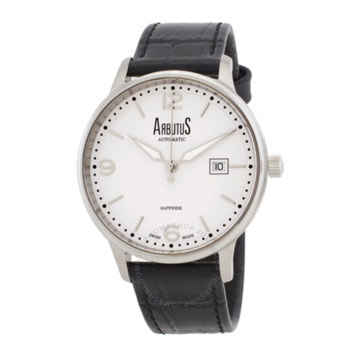Arbutus Swiss-made Collection Automatic White Dial Mens Watch