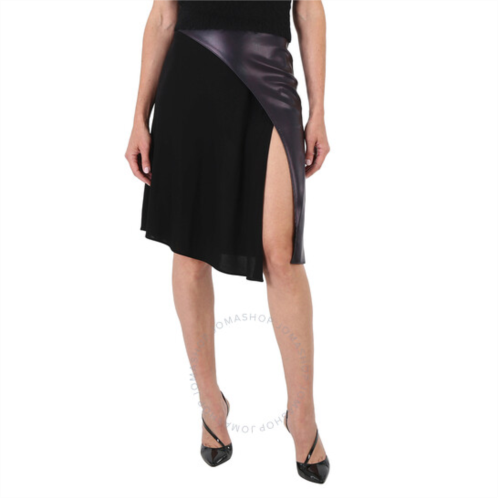 Atlein Ladies Mixed Jersey Bias Cut Midi Skirt, Brand Size 38 (US Size 6)
