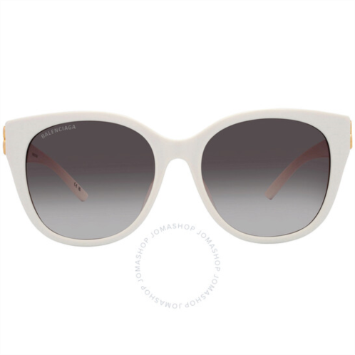 Balenciaga Grey Gradient Cat Eye Ladies Sunglasses