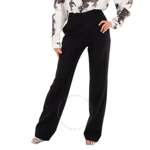 Balenciaga Ladies Black Wool Gabardine Tailored Pants, Brand Size 36 (US Size 4)