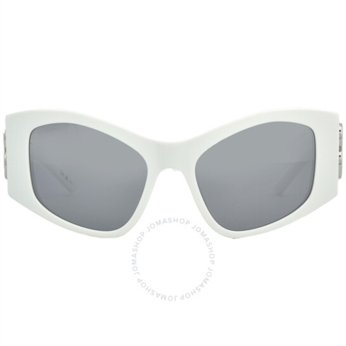 Balenciaga Silver Cat Eye Ladies Sunglasses
