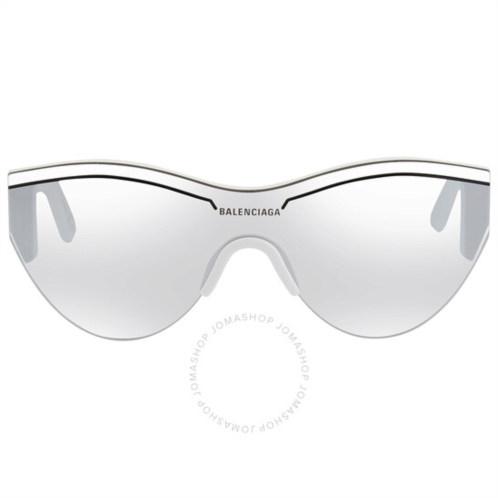 Balenciaga Silver Cat Eye Unisex Sunglasses
