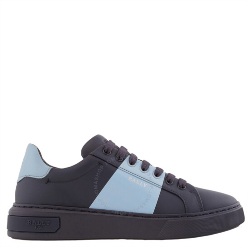Bally Mitty Colour-Block Leather Low-Top Sneakers, Brand Size 6 ( US Size 7 )