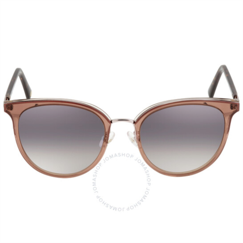 Balmain Grey Oval Unisex Sunglasses
