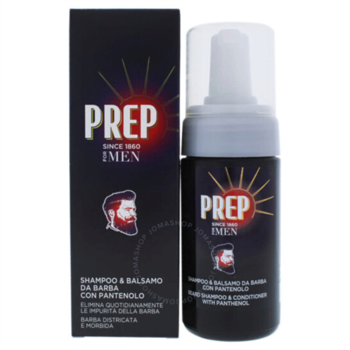 Prep Beard Shampoo and Conditioner with Panthenol by for Men - 3.4 oz Shampoo and Conditioner