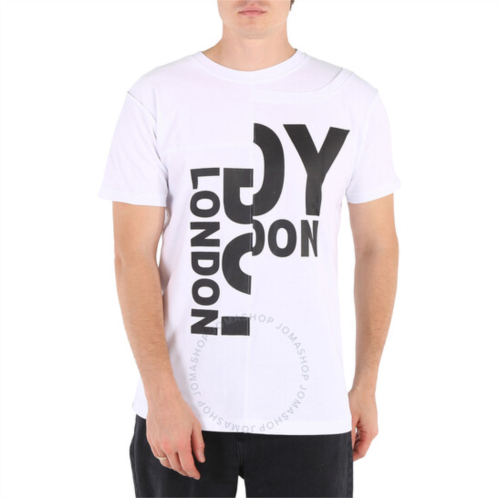 Boy London White Cotton Upcycled T-shirt, Size Medium