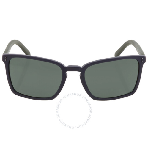 Brooks Brothers Dark Green Rectangular Mens Sunglasses