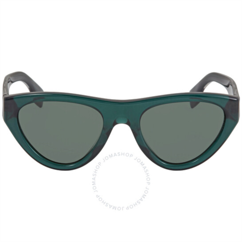 Burberry Green Geometric Ladies Sunglasses