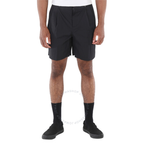 Burberry Mens Black Technical Cotton Tailored Shorts, Brand Size 44 (Waist Size 29.5)