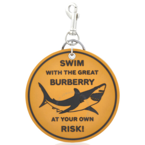 Burberry Mens Orange Shark Key Ring