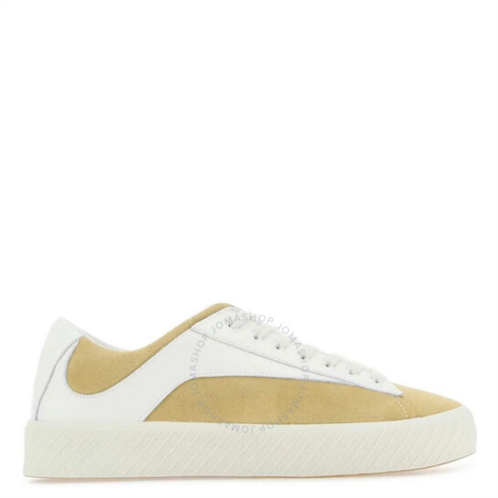 By Far Ladies Rodina Suede And Leather Low-top Sneakers In Sand, Brand Size 40 (US Size 10)