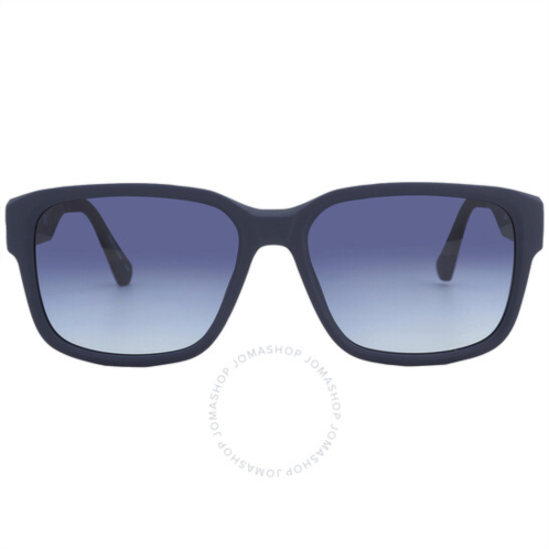 Calvin Klein Blue Gradient Rectangular Mens Sunglasses