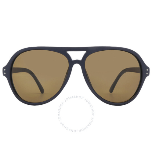 Calvin Klein Brown Pilot Mens Sunglasses