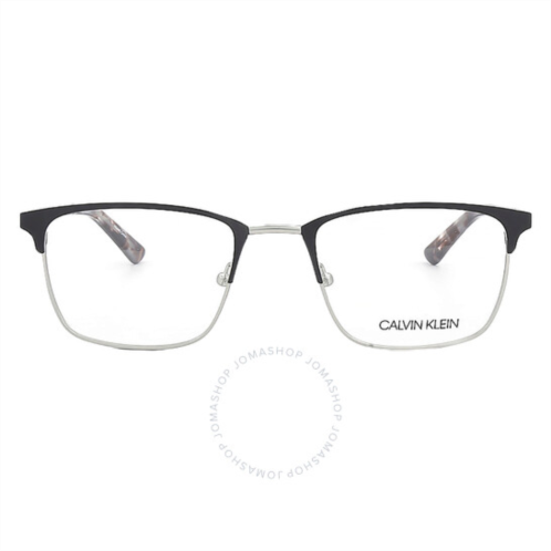 Calvin Klein Demo Rectangular Mens Eyeglasses