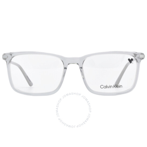 Calvin Klein Demo Rectangular Mens Eyeglasses