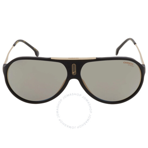 Carrera Grey/Gold Mirror Pilot Unisex Sunglasses